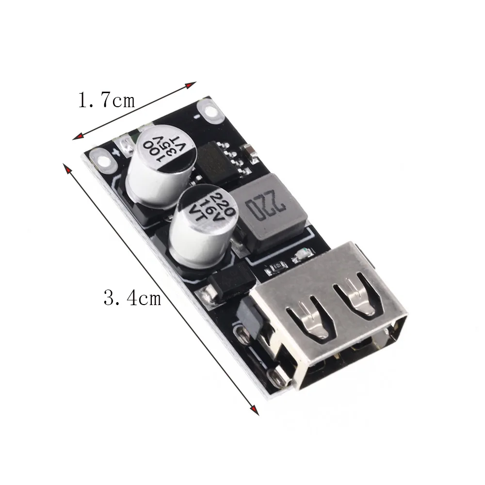 Понижающий модуль быстрой зарядки QC3.0 QC2.0 USB DC-DC понижающий преобразователь 6-32 В