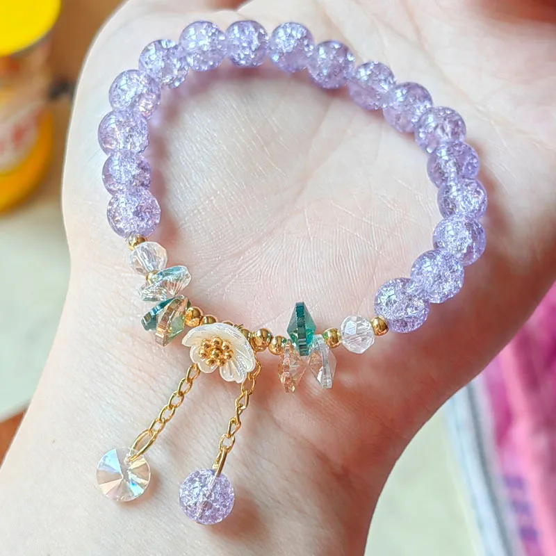 Children's Bracelet Girls' Girlfriends Pearl Student Cute Two Or Three Ins Token Sisters Pair