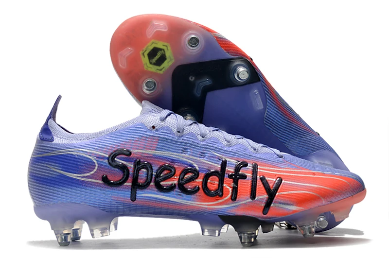 

2022 arrivals top quality mens soccer Shoes SG Purple/Core Blue Red Cleats Football Boots scarpe da calcio