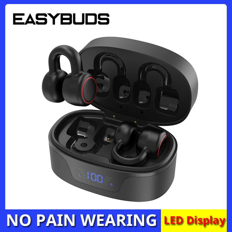 Наушники-вкладыши EASYBUDS TWS Bluetooth 5,3, беспроводные наушники, наушники-вкладыши, Hi-Fi стерео Спортивная гарнитура с микрофоном