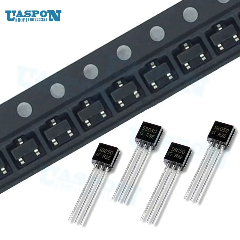 100 шт. S8550 TO92 S8550D TO-92 8550 Транзистор (PNP) A 40 в S8050 SS8550 SS8050 SOT-23