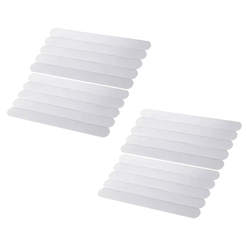 

20Pcs Anti-Slip Strips Safety Shower Treads Stickers Bathtub Non Slip Stickers Stair Step Anti Slip Tape 7.87Inch