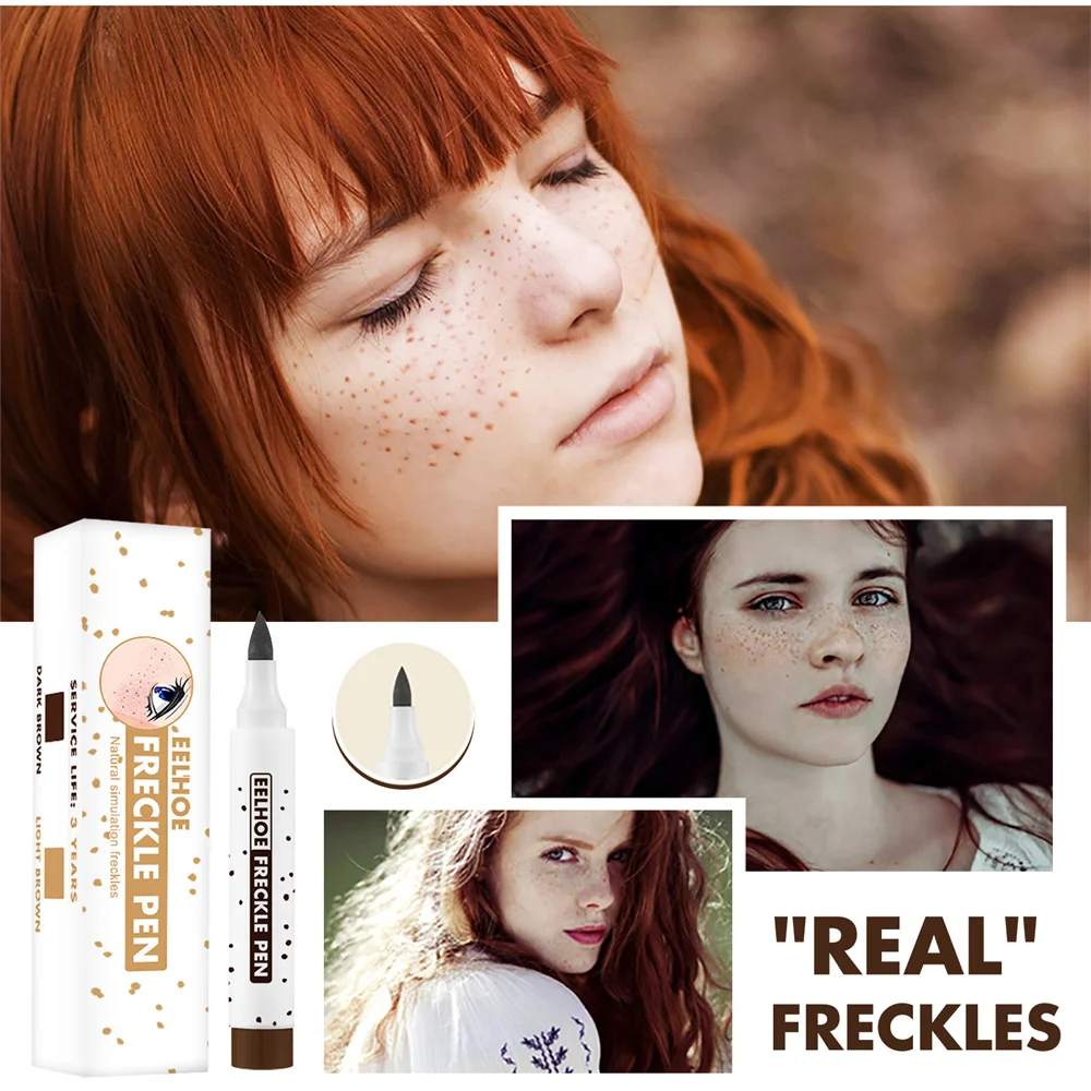 

1Pcs Freckles Pen Natural Simulation Color Development Waterproof Easy To Color Do Not Take Off Makeup Face Makeup Freckles Pen