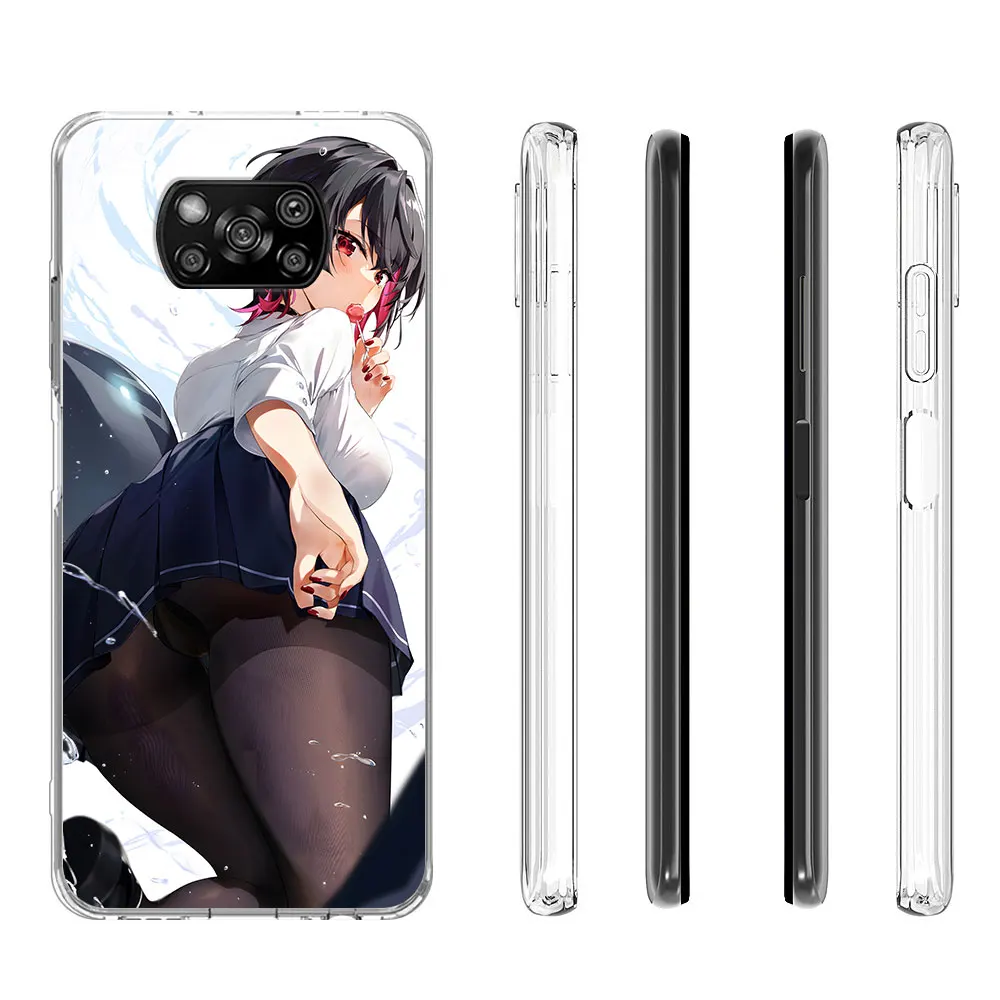 Чехол ZZZ Ellen Joe Zenless Zone Zero для Xiaomi Poco X6 X4 F4 X3 X5 F5 M5s F1 F3 M3 F2 M4 Pro M5 прозрачный чехол