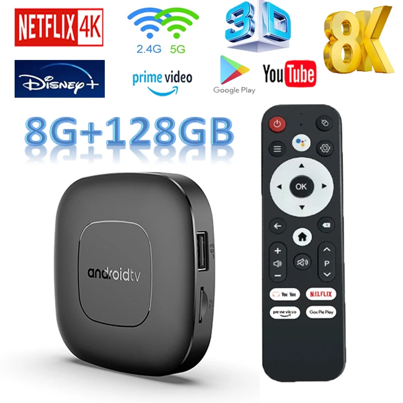 Телеприставка Smart TV Box T1 Android 13 Allwinner H313