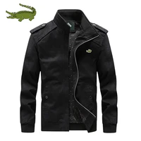 high quality mens business casual jacket jacket sports stand collar zipper outdoor jacket coat windbreaker