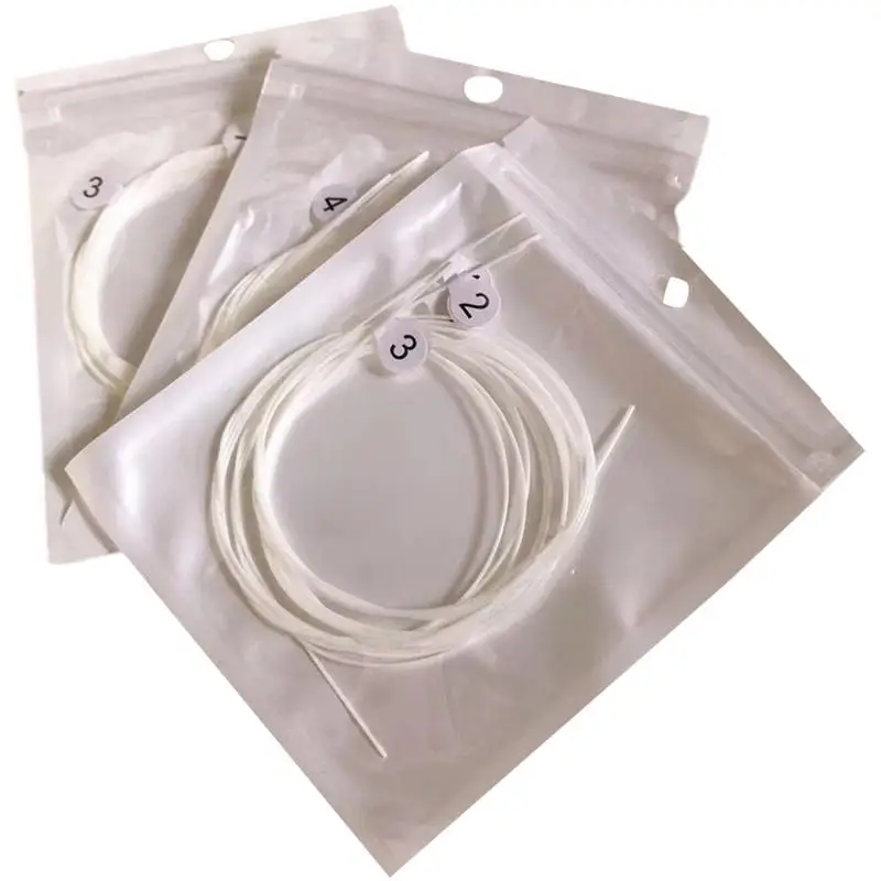 

4 Pcs/Set Strings Replacement Part For 21 Inch 23 Inch 26 Inch Stringed Instrument Nylon Ukulele