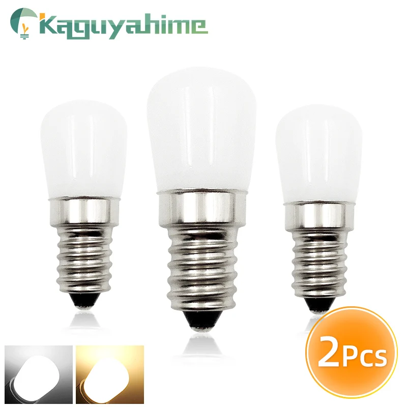 

Kaguyahime 2pcs/lot 3W E14 LED Fridge Light Bulb Refrigerator Corn bulb AC 220V LED Lamp White/Warm white Replace Halogen Light