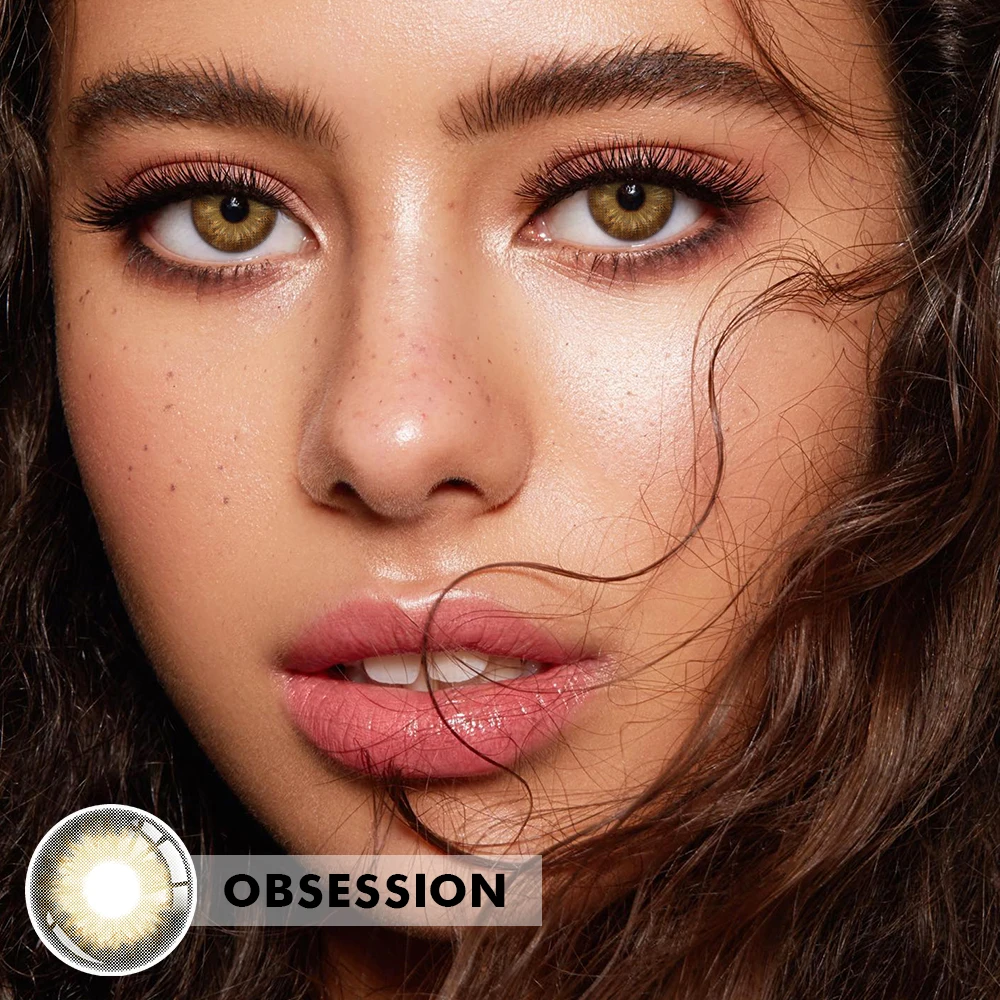 

Bio Essence Lens Color Lens 1 Pair Eyes Green Contact Lenses High Quality Natural Contact Lenses Beauty Brown Lens