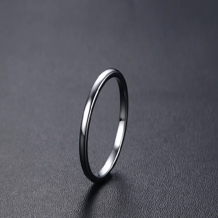 

2022 Jewelry Men Women High Polish Blank Simple Tungsten Carbide Steel Couple Ring Gold