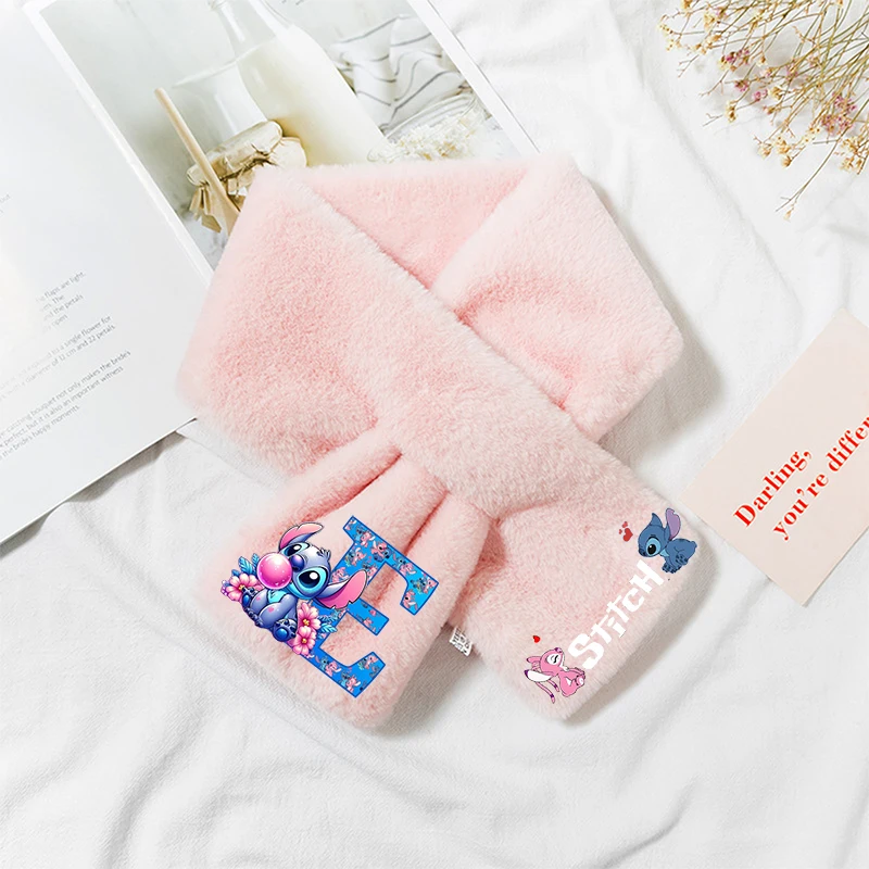 Стежка Дисней мультфильм письмо для девочек детский плюшевый шарф аниме шейный