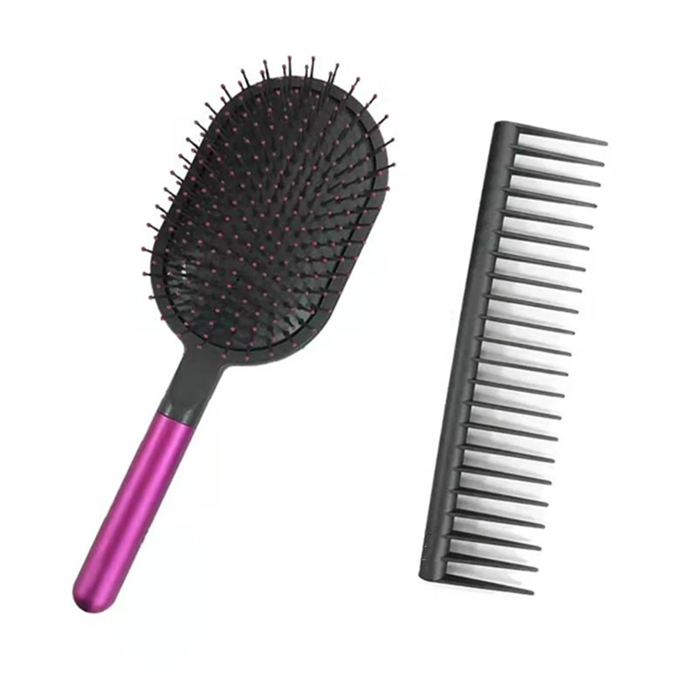 

Original Brush Tyson Same Style Air Cushion Massage Comb Wide Tooth Comb Two Piece Set Straight Hair Curling Comb Anti-static