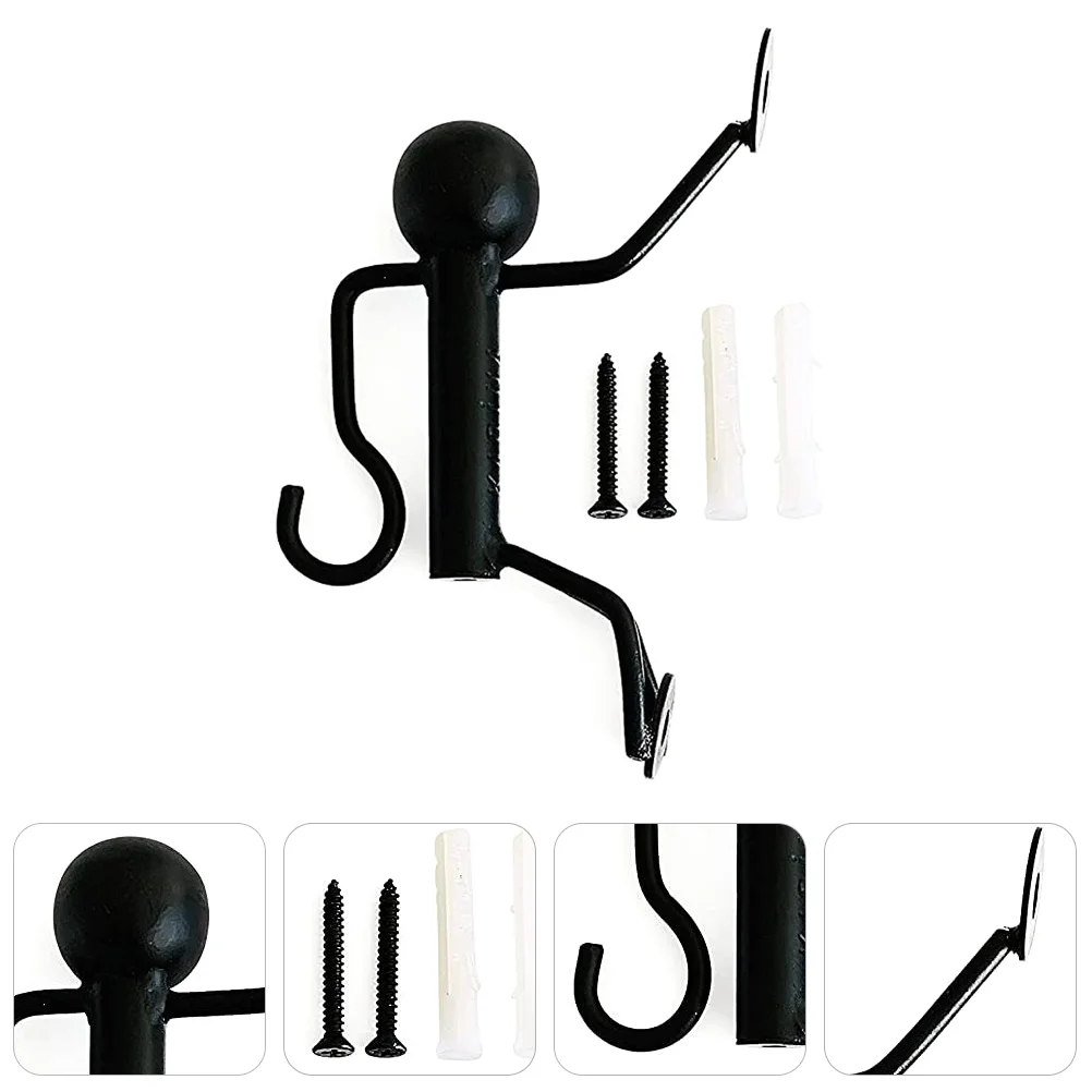 

Coat Hooks Bracket Hat Hangers Creative Wall Hanger Wall Mount Clothes Rack Flower Basket Stand Indoor Wall-Mounted Clothes Hook