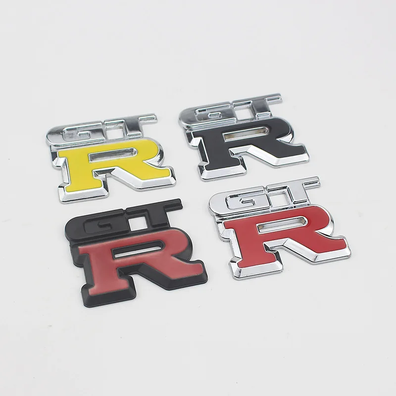 1pc GTR Car Sticke Rear Trunk Badge Emblemr for Nissan R32 GTS R34 S14 350Z GT-R Accessories