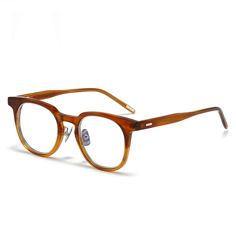 

Japanese niche avant-garde designer brand eyewear Preppy simple optical myopia men eyeglasses Fashion trend acetate women glass