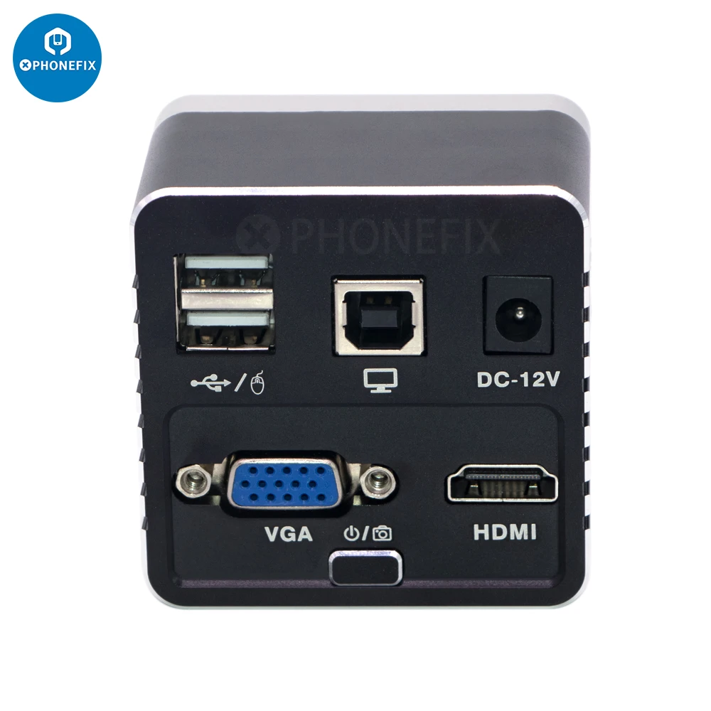 

HDMI VGA USB 2K Full HD USB Digital Measuring Video Microscope Camera IMX335 U Disk Storage for Phone PCB Soldering Repair Tools