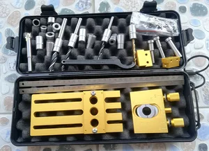 Ручной инструмент, набор направляющих для сверления 08450, деревообрабатывающий инструмент, локатор сверления 3 в 1