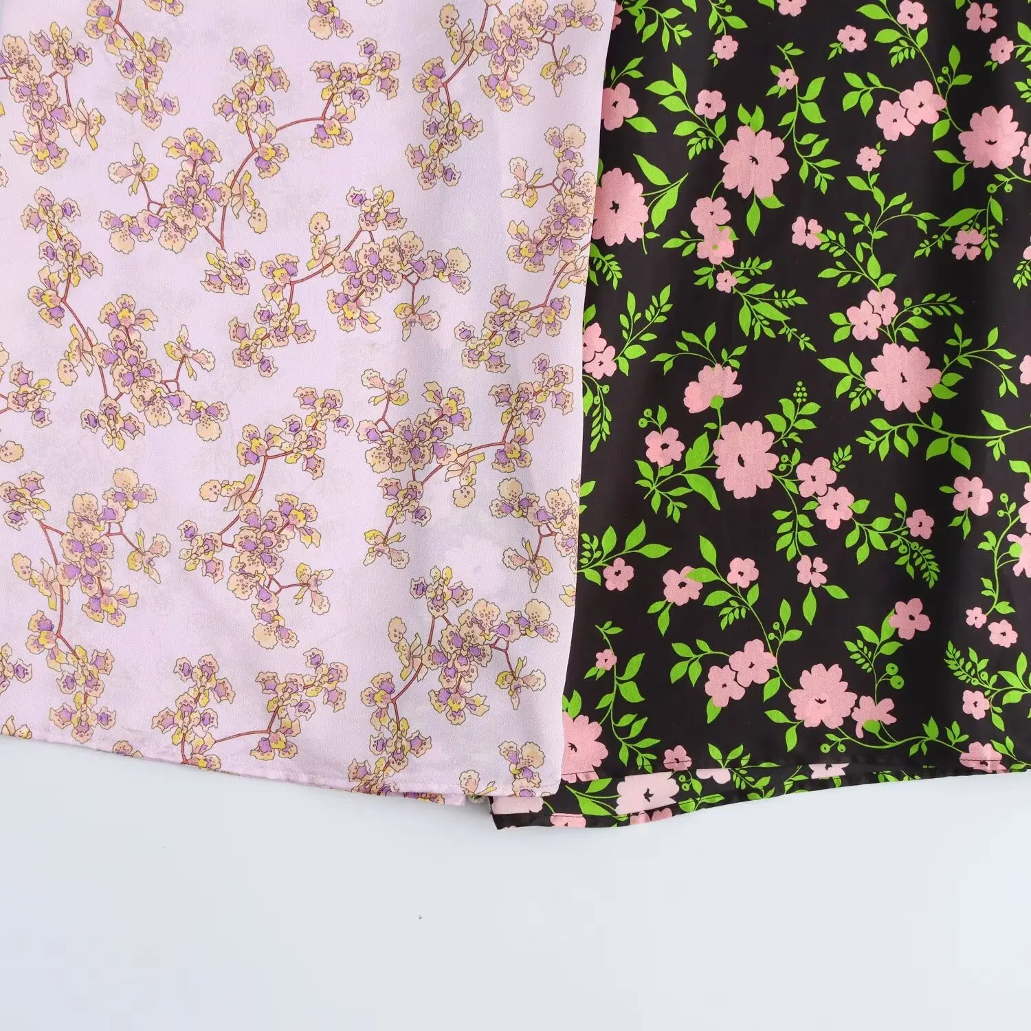 TRAFZA женское летнее шелковое атласное текстурированное платье миди без рукавов с