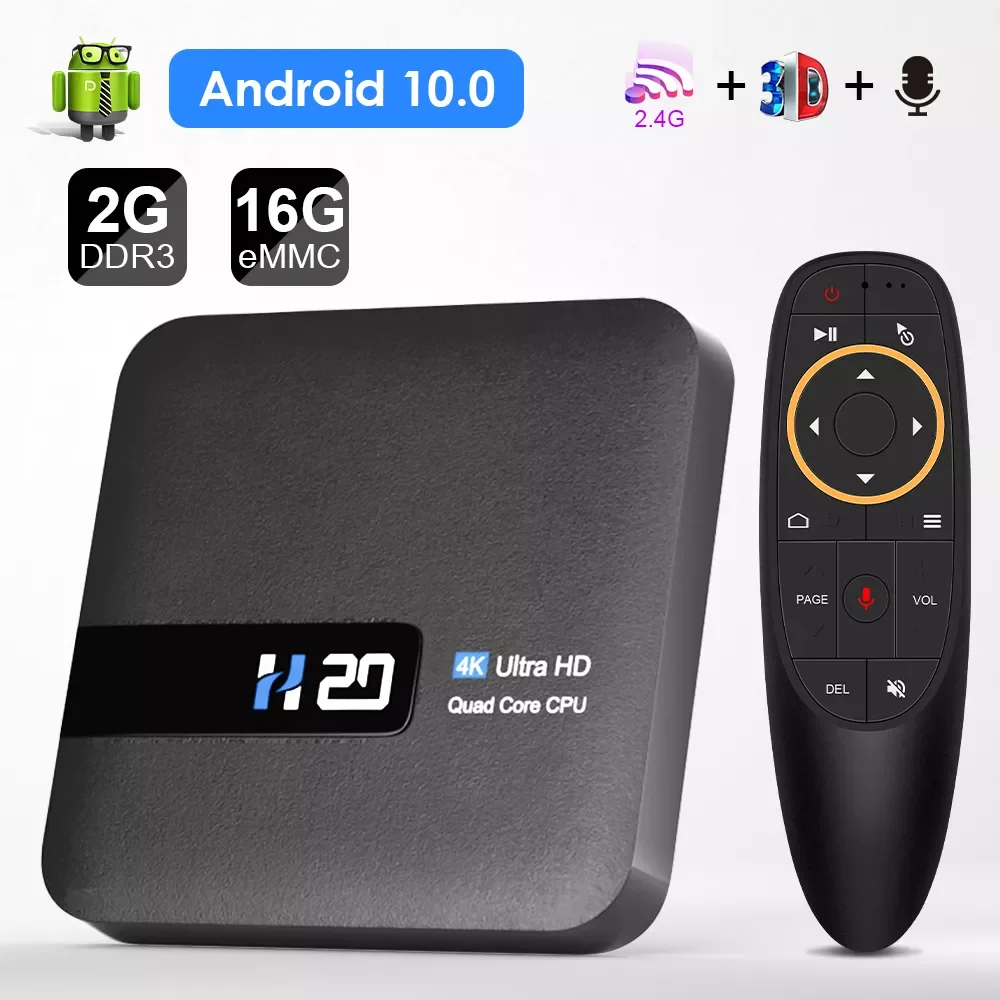 

TOPSION tv box android 10.0 2.4G wifi 2GB 16GB android 10.0 tv box 2K 3D video H.265 media player smart tv box android top box