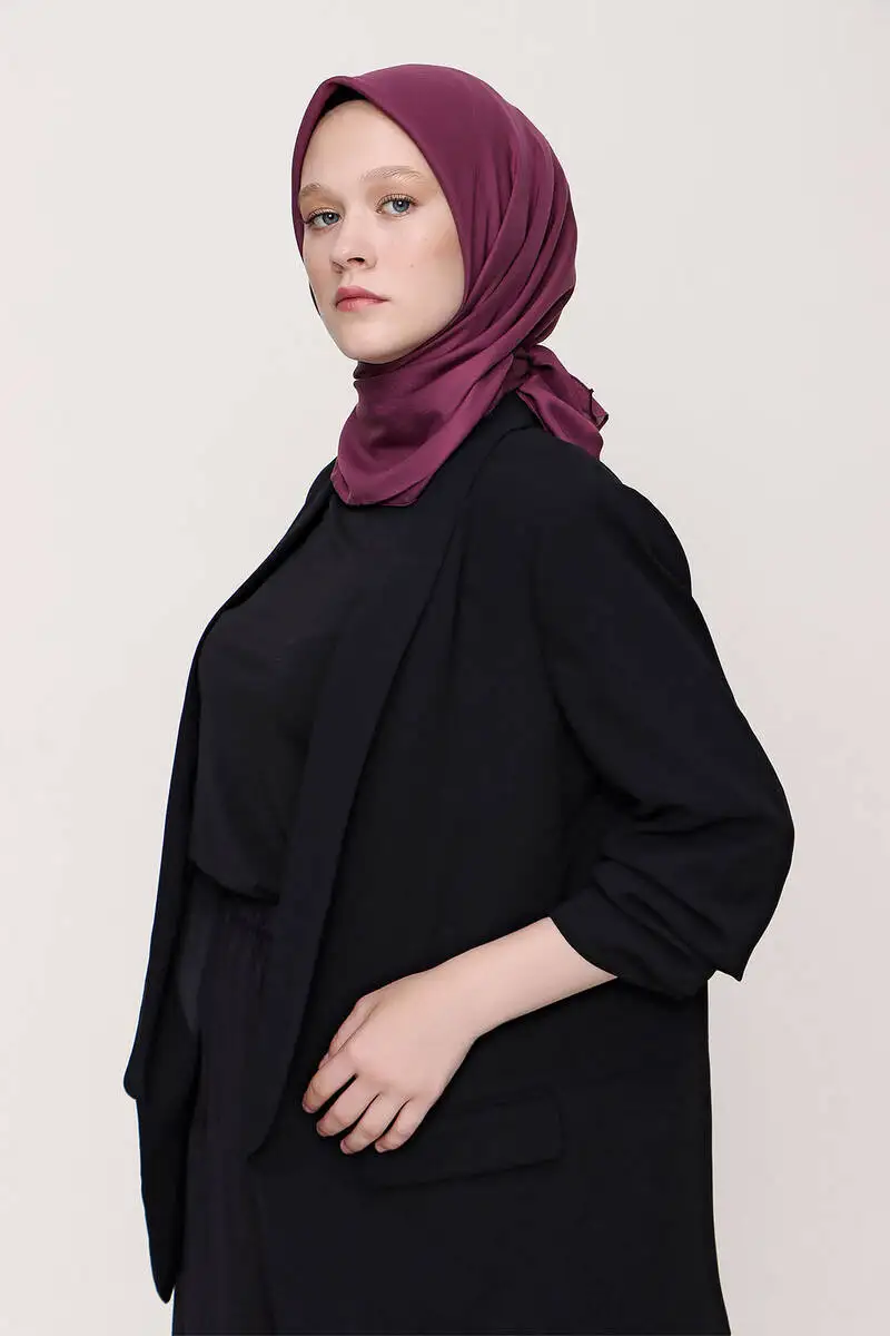 

Miray Straight Soft Scarf Damson