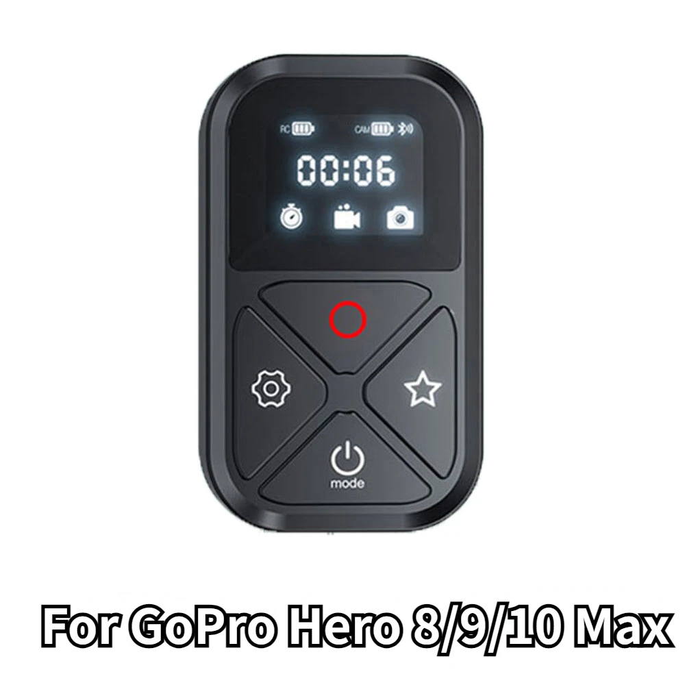 

Пульт дистанционного управления Bluetooth 80 м для GoPro Hero 8 7 10 9 Black GoPro Max смарт-пульт дистанционного управления Wi-Fi браслет на запястье аксессуары ...