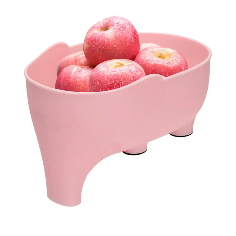 

Elephant Drain Basket Kitchen Cute Elephant Drainer Sink Drain Basket Elephant Drain Basket Multifunctional Drainer Rack Sink