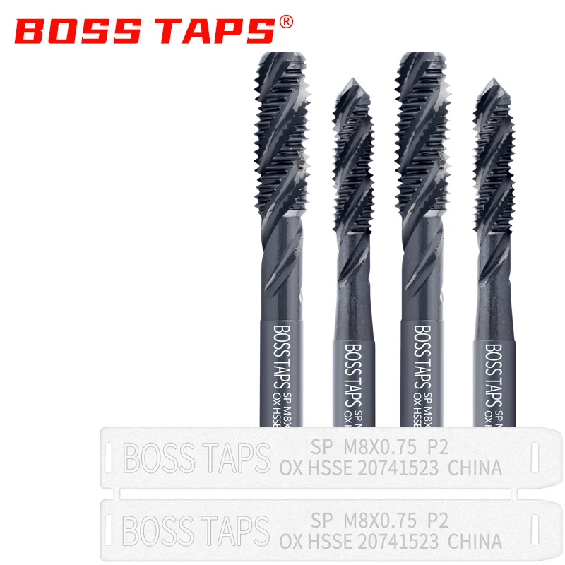 

ЛЕНТЫ BOSS HSSE-M35 JIS Стандартный спиральный рифленый метчик M10 M11 M12 M13 M14 M15 M16 M18 M20 M22 Машинный винт Метчики с тонкой резьбой