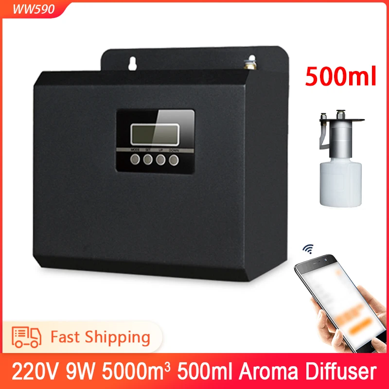 

500ml Large Area Aroma Diffuser Intelligent Fragrance Machine Automatic Oil Fragrance Spraying Machine For Home Office Hotel