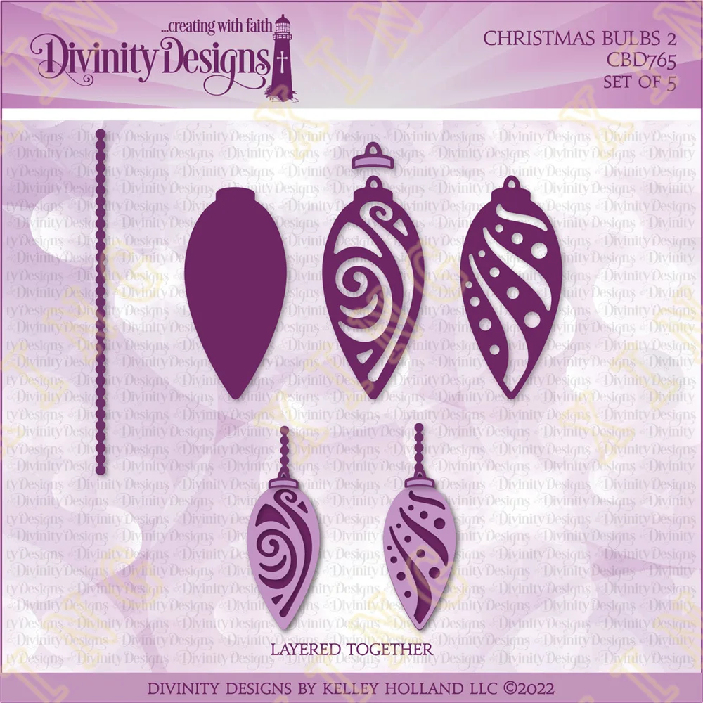 

Christmas Bulbs Metal Cutting Dies for Diy Scrapbooking Crafts Dies Cut Stencils Maker Photo Album Template Handmade Decoration