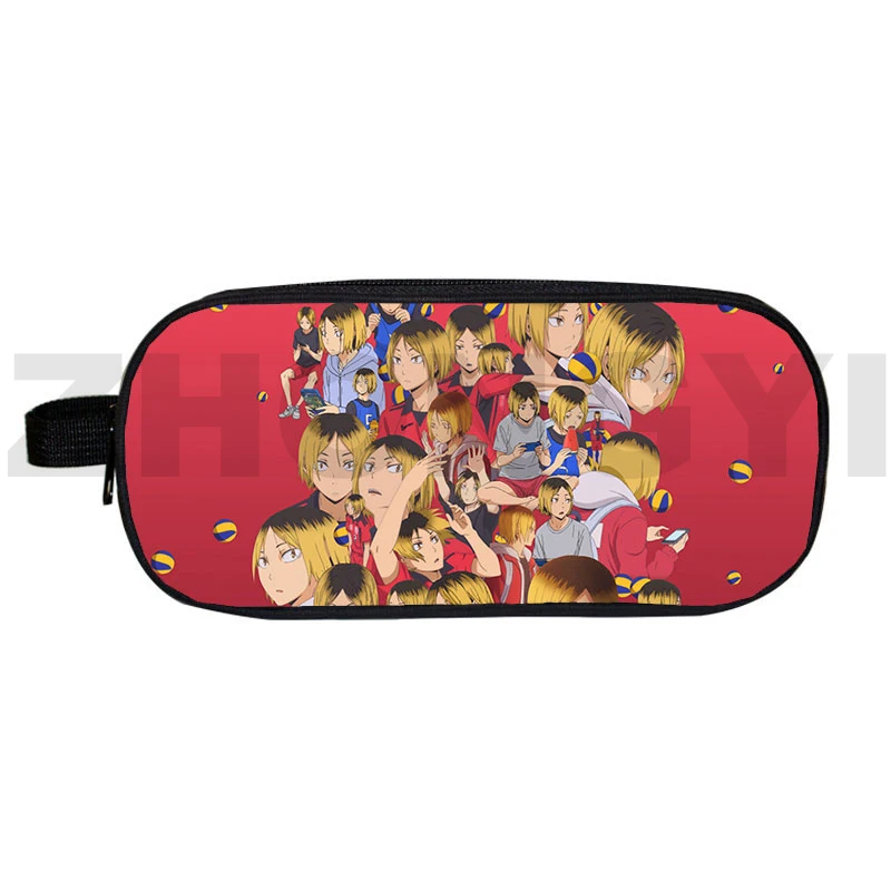 

Haikyuu Karasuno Nekoma 3D Pencil Case High Capacity Cosmetic Bag Toiletry Box Volleyball Junior Preppy Boys Merch Pencil Pouch