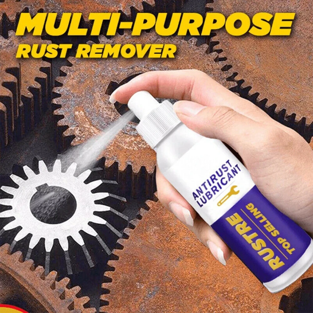 

100ml Rust Inhibitor Rust Remover Derusting Spray Car Maintenance Cleaning Metal Chrome Paint Clean Anti-rust lubricant