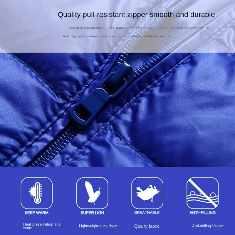 Men's Clothing Large 6XL Down Jacket Women's Down Jacket Waterproof Snow Breathable Sports Warm Coat Men's Down Jacket