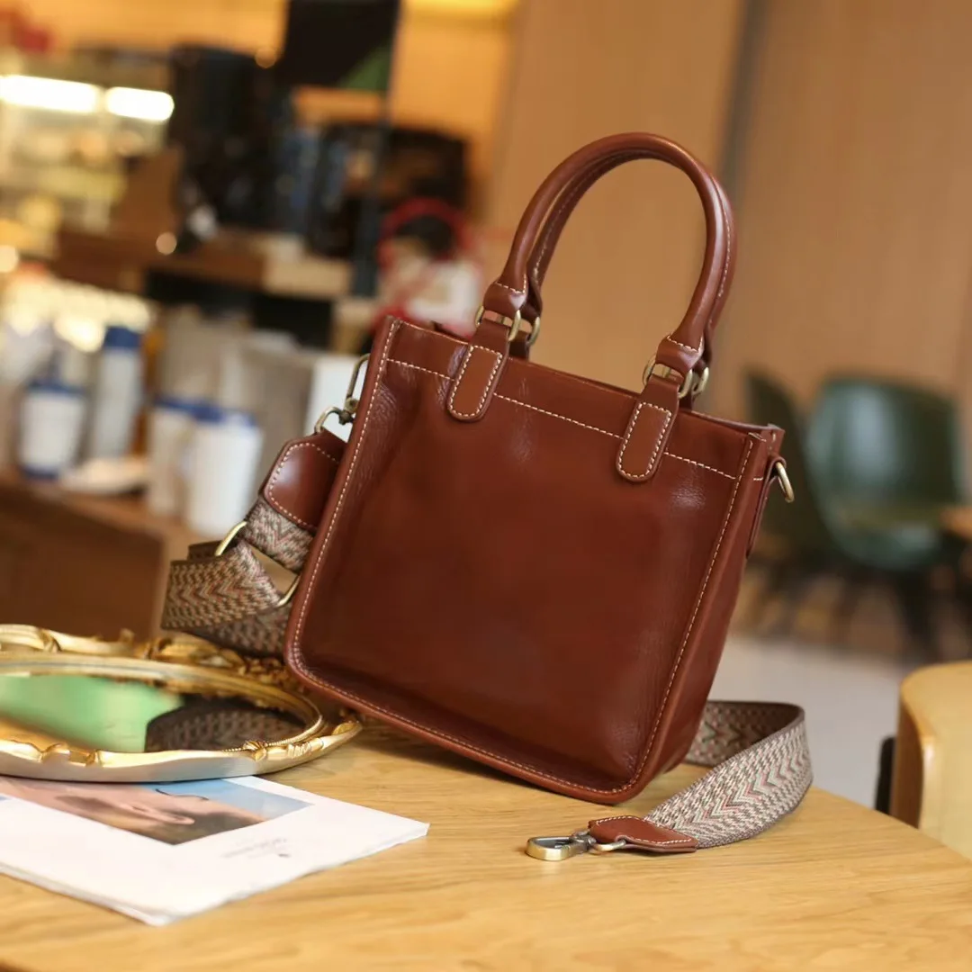 Модная Сумка-тоут для женщин новинка 2024 кожаная женская сумка повседневная