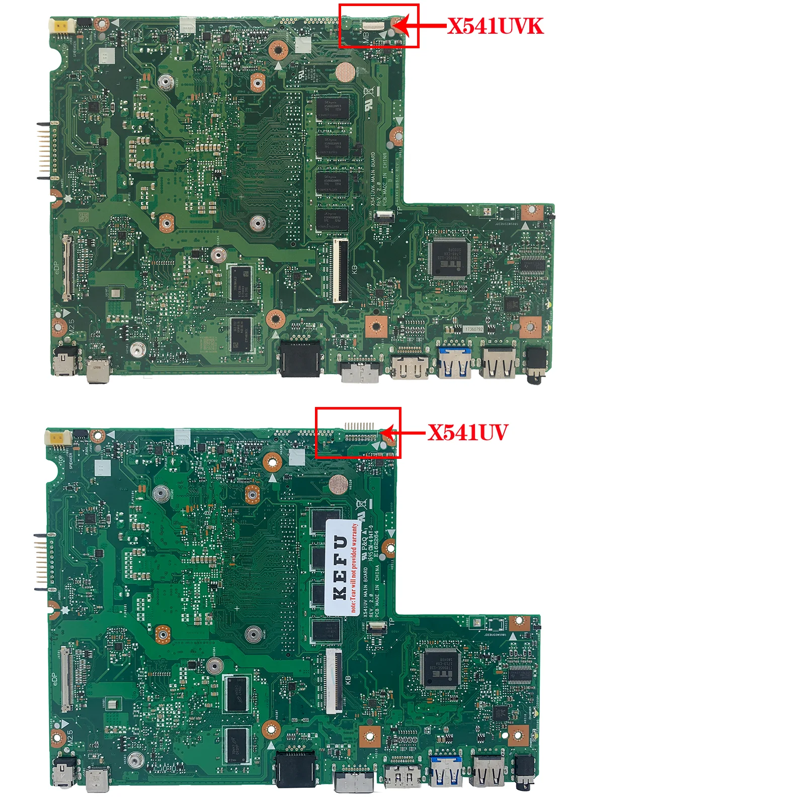 Материнская плата X541UV для ноутбука ASUS X541UJ X541UVK X541U F541U ...