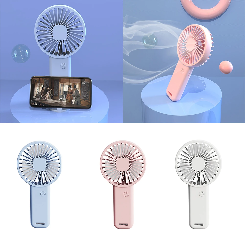 

Portable Base Holder Hold Outdoor Portable Chargeable Fan With With Hand Fan Mini Fans Summer Handheld Phone