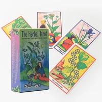 the herbal tarot deck oracle cards entertainment card game for fate divination occult tarot card games