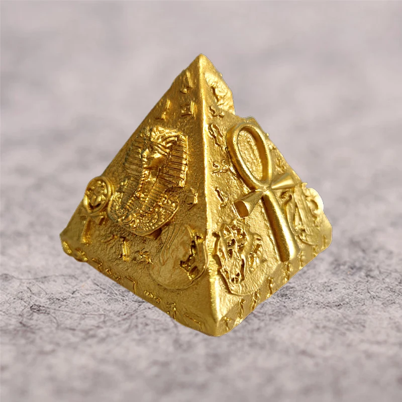 Golden Egyptian Pyramids statuette sculpture Decoration Home living room bedroom office decoration