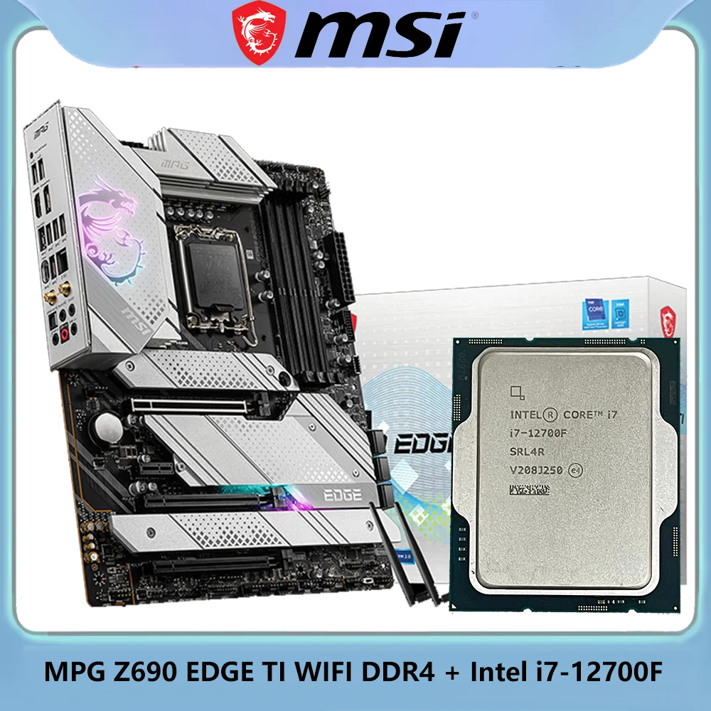 

Intel i7-12700F CPU + MSI MPG Z690 EDGE TI WIFI DDR4 LGA 1700 PC Gaming Motherboard