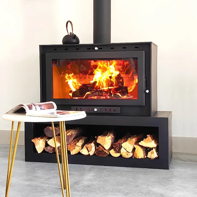 Новейшая индивидуальная современная чугунная настоящая огненная дровяная
