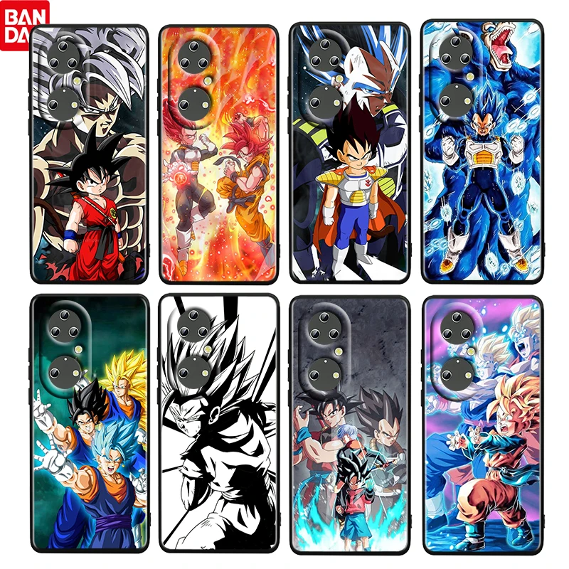 

Anime Boy Dragon Ball For Huawei P50 40 30 20 10 9 Lite E Mini Pro 5G TPU Soft Silicone Black Phone Case Cover Coque Capa Funda