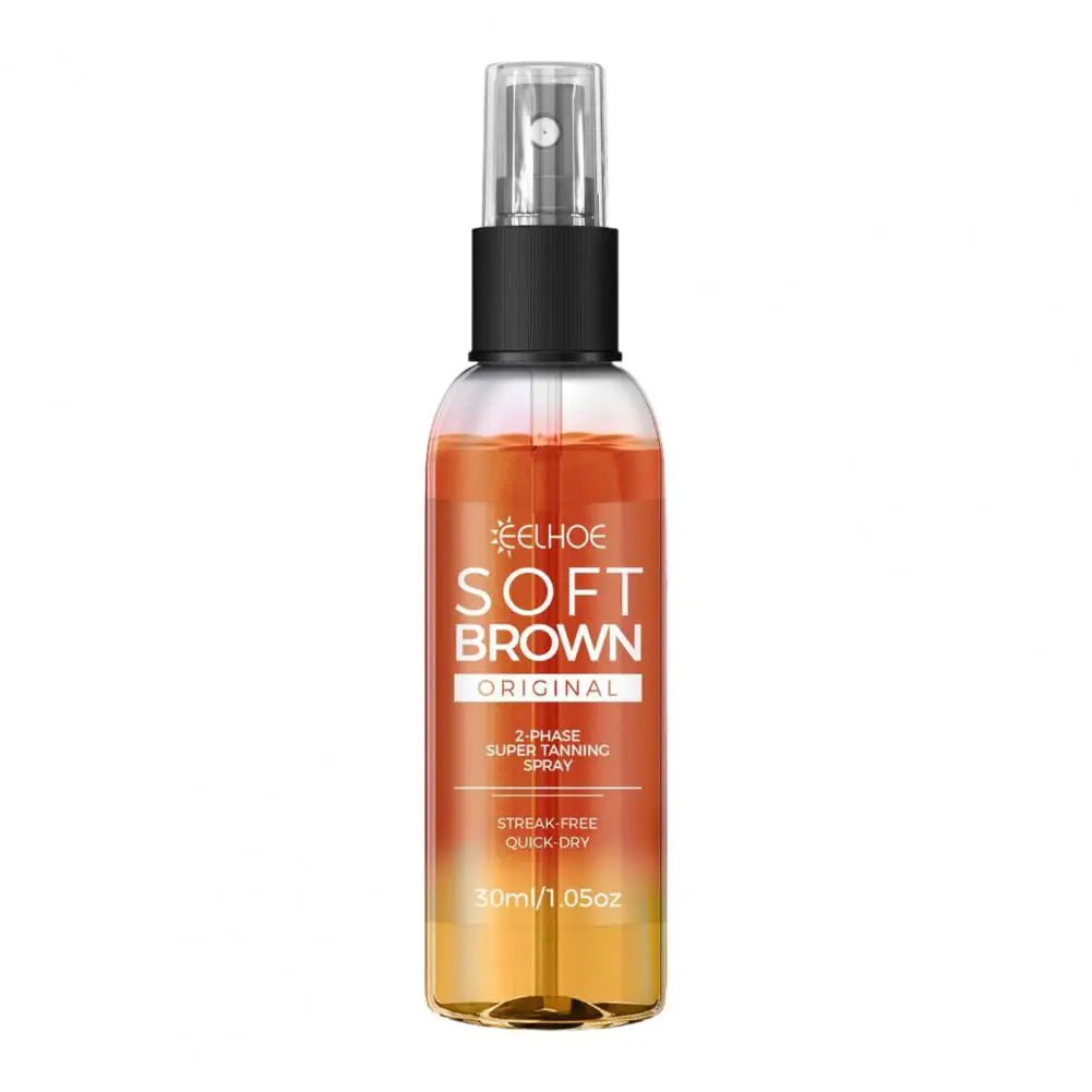 

30ML Tanning Spray Waterproof Gentle Quick-dry Easily Absorb Brighten Skin Tone Sunscreen Liquid for Unisex