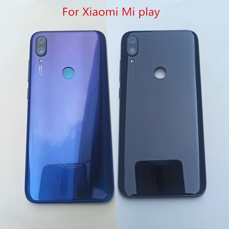

New Battery Cover For Xiaomi Mi play Plastic Rear Door Housing Replacement For Xiao Mi play Battery Cover Back Case