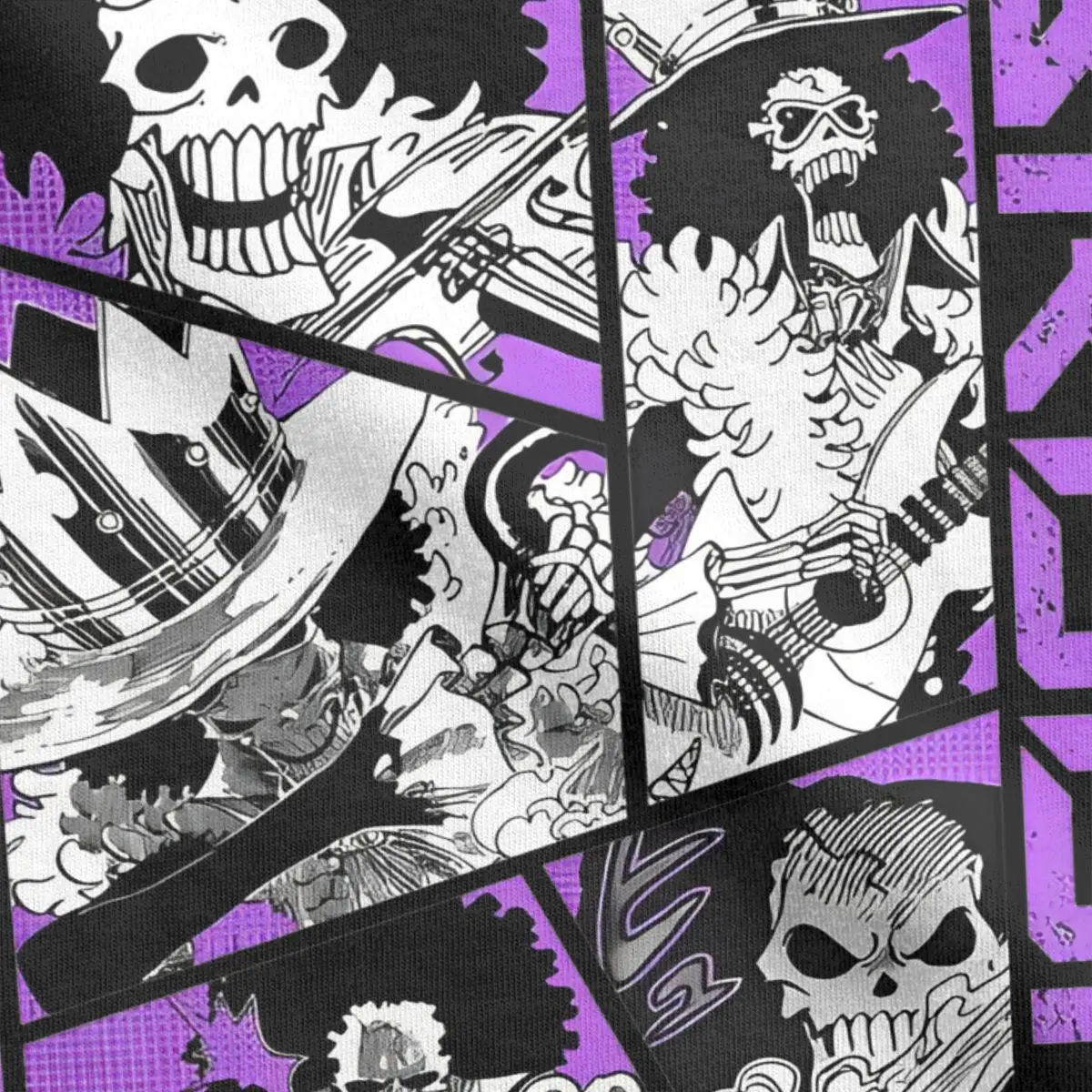 Мужская футболка Brook Manga Panel забавная хлопковая с коротким рукавом круглым