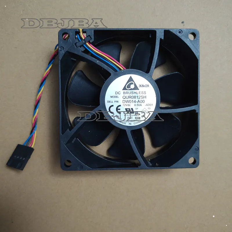 

For QUR0812SH DS08025R12U 89R8J 8cm 80x80x25mm 80mm fan 8025 FOR Dell chassis server cooling fan