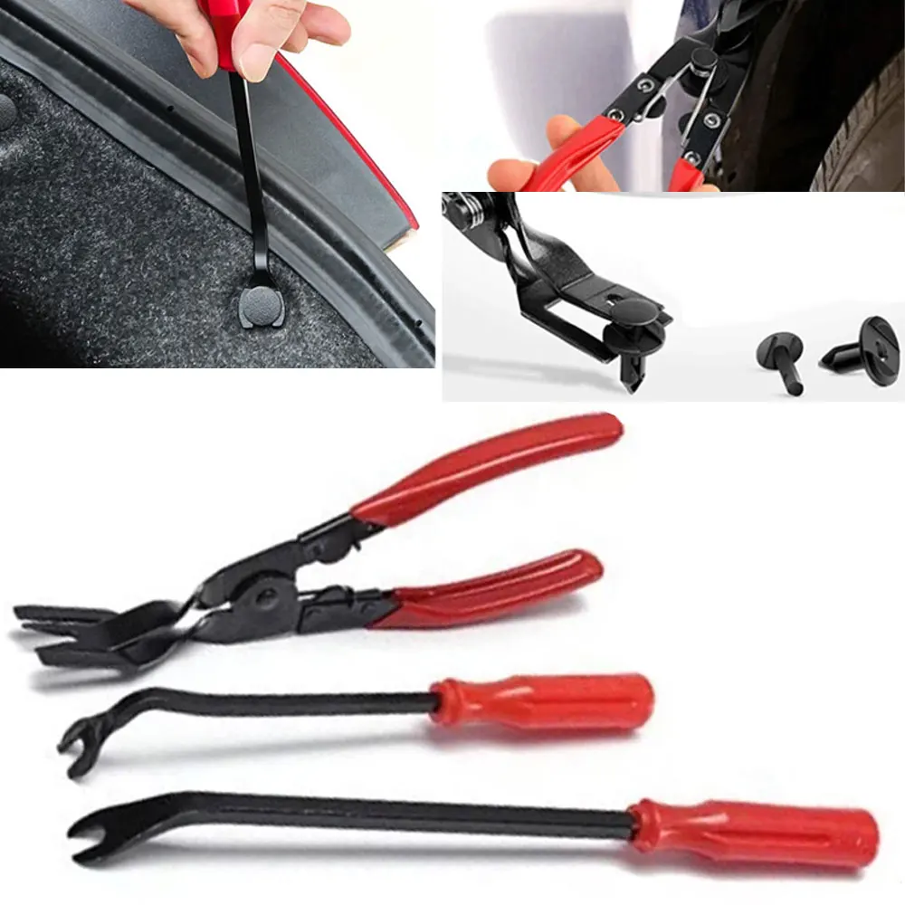 

Brand New 3 Pack Car Headlight Repair Installation Tool Trim Clip Removal Clamp Van Door Panel Dashboard Interior Removal Tool