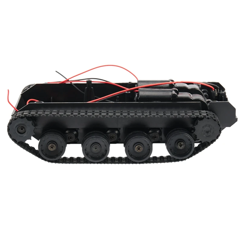 Робототехнический набор для создания автомобиля-танка Rc Tank Smart Robot Car Chassis Kit Rubber Track Crawler For Arduino 130 Motor Diy Toys Children.
