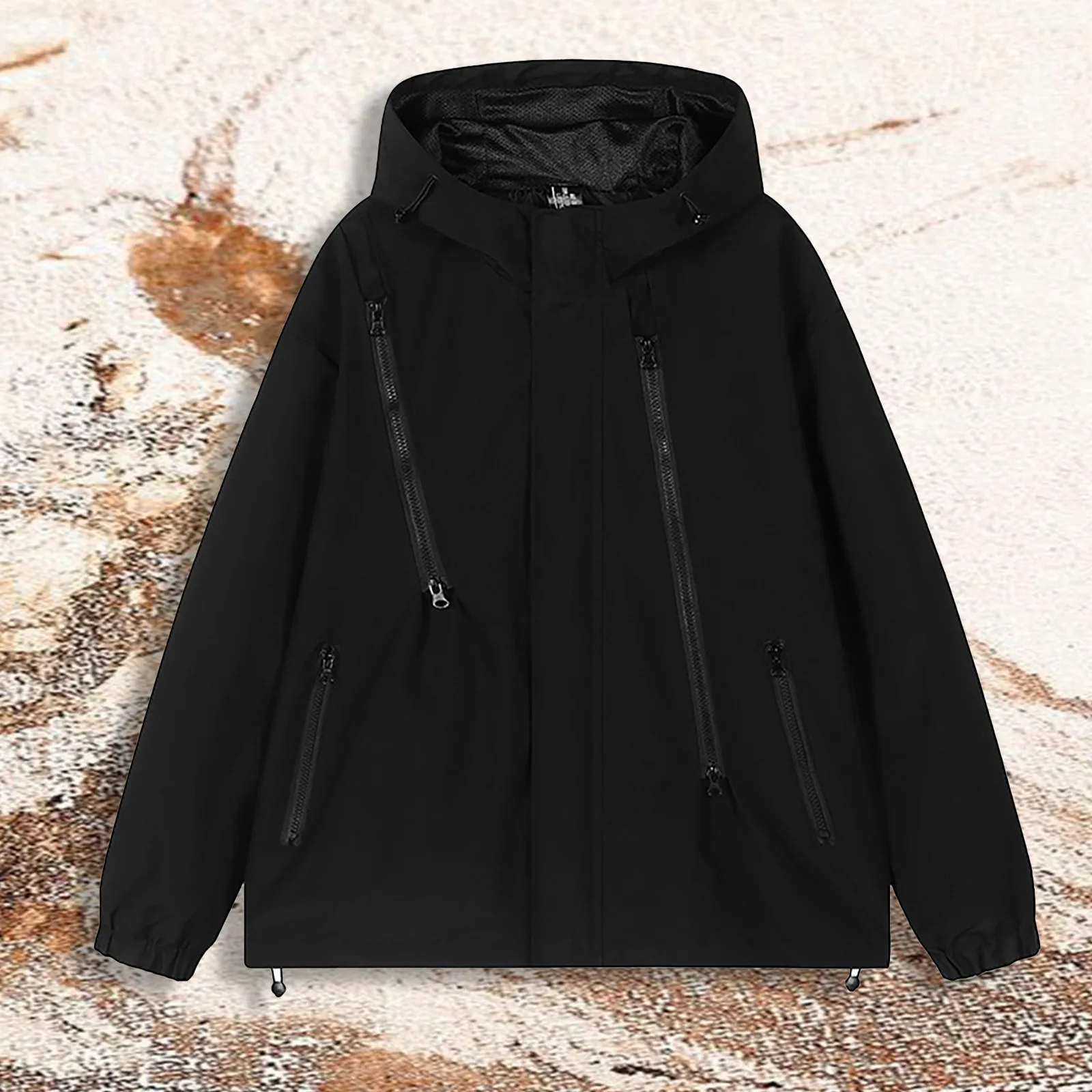 Мужская уличная куртка с капюшоном повседневная спортивная для походов и отдыха
