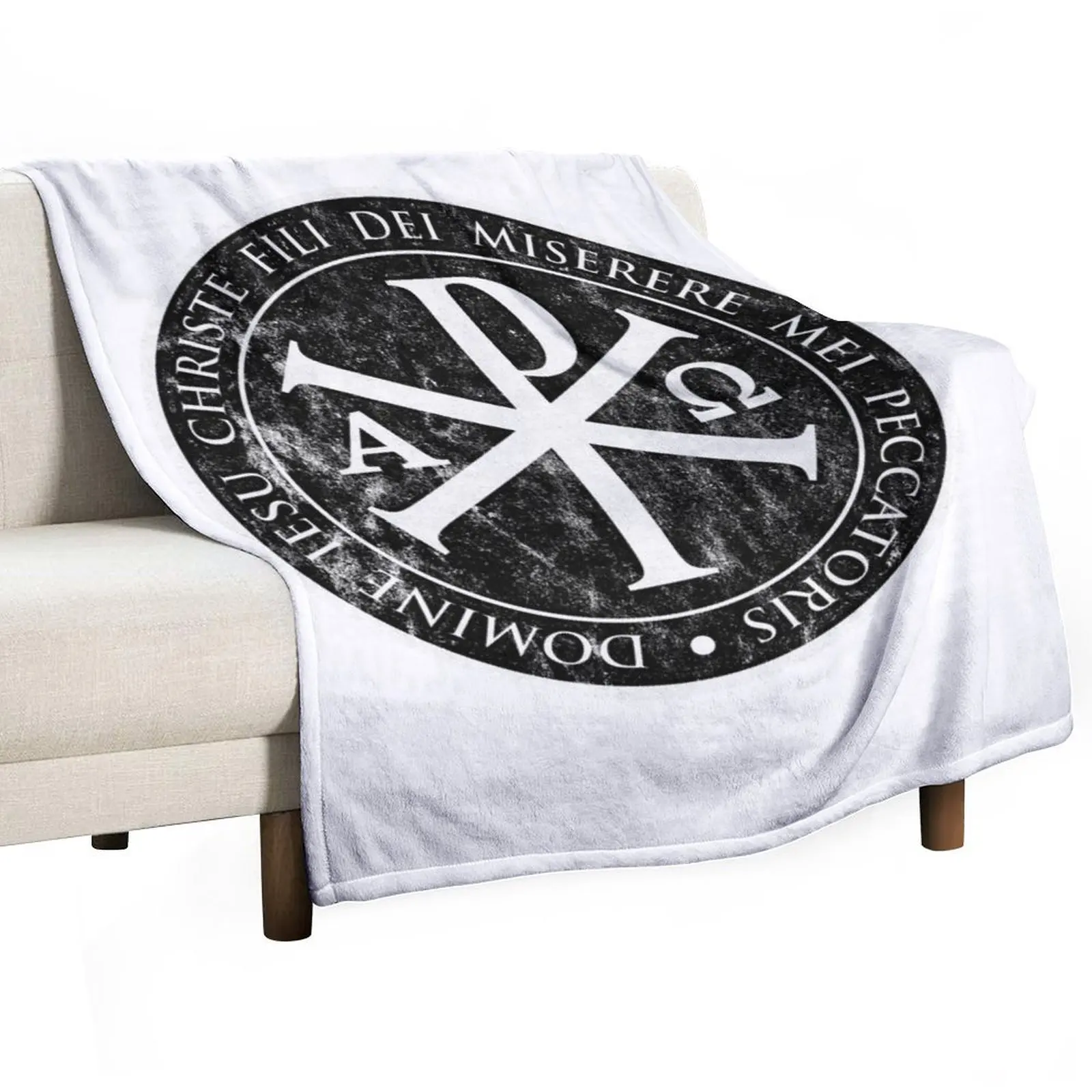 Рождественский Иисус IESU черный подарки для католиков христианские крест плед