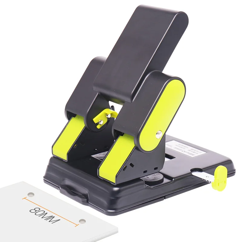 

Metal Heavy Duty 2 Holes Punch Paper Cutter Loose-Leaf Punch Scrapbooking Tools Hole Puncher DIY Office Binding Stationy