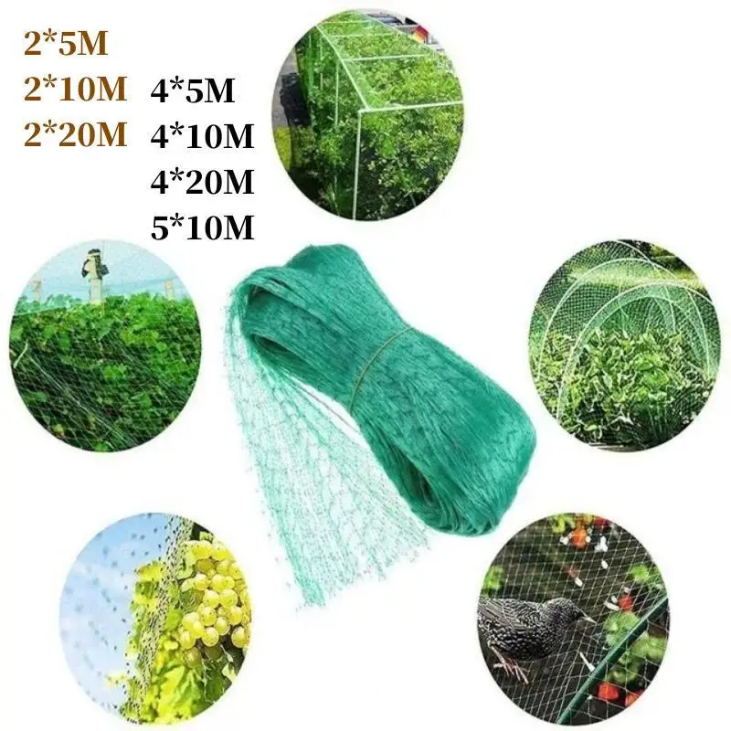 

Green Anti Bird Protection Net Mesh Garden Plant Netting Protect Plants and Fruit Trees from Birds Deer Poultry Best Fencing
